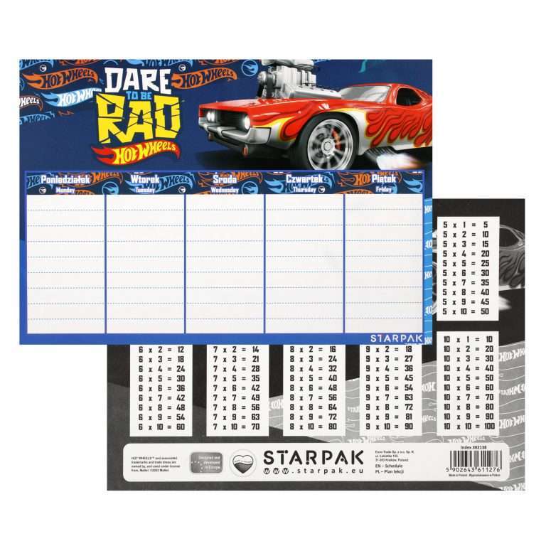 Plan mësimor Hot Wheels
