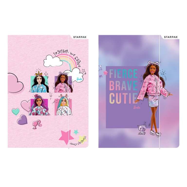 Dosje me llastik A4 me personazhin Barbie