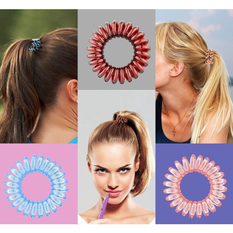 Set me 5 mini llastiqe në formë spirale për flokët thumbnail 4