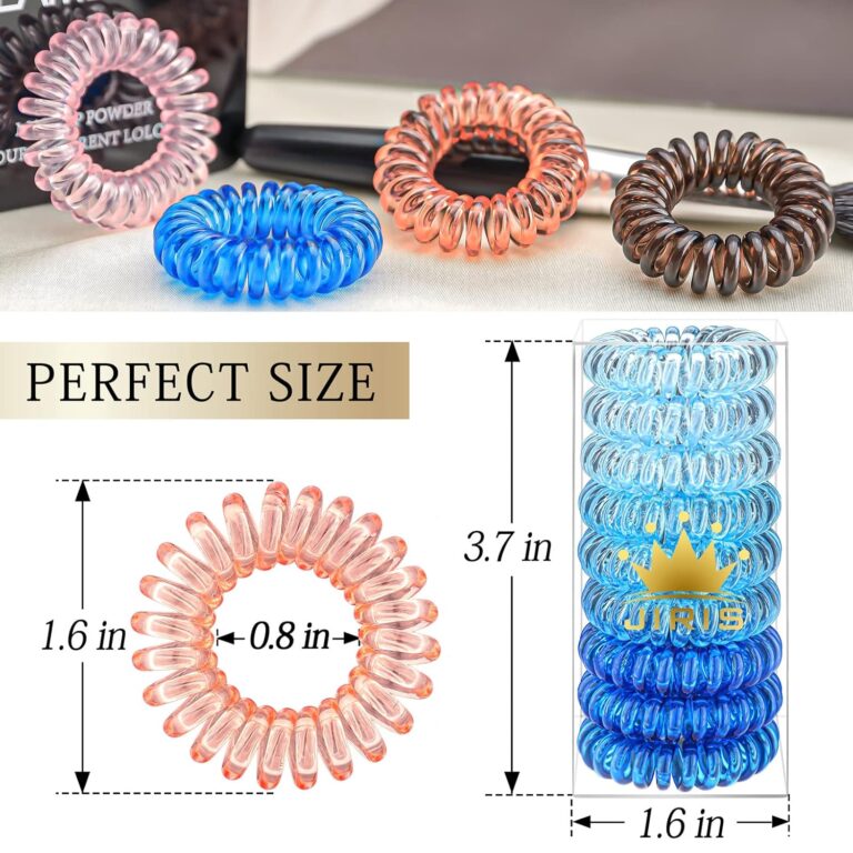 Set me 5 mini llastiqe në formë spirale për flokët thumbnail 6