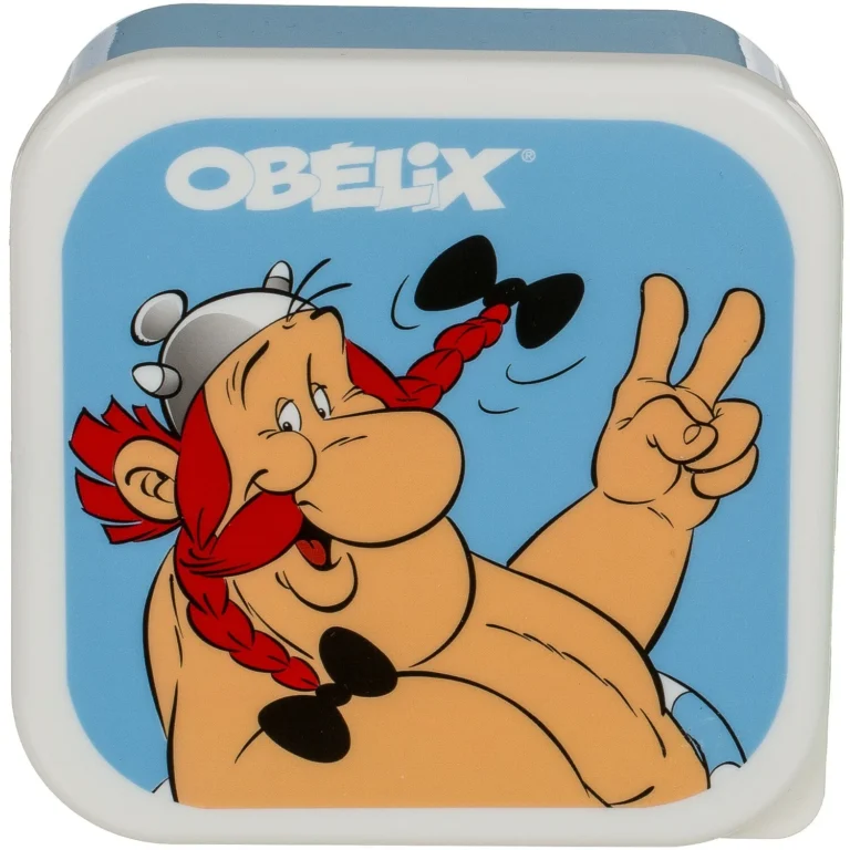 Tasa ushqimi me 3 pjesë me personazhet Asterix, Obelix & Idefix thumbnail 3