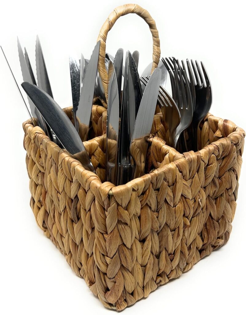 Organizues me fije bamboo në formë shporte thumbnail 3