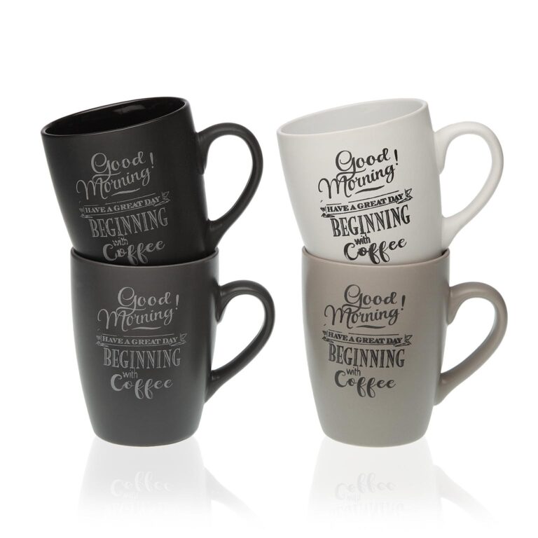 Filxhan me mbishkrimin “Good Morning! Have a great day! Beginning with coffee”