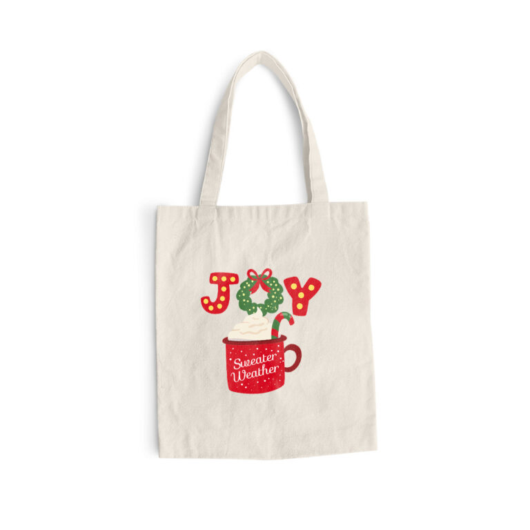 Tote Bag me mbishkrimin “JOY”