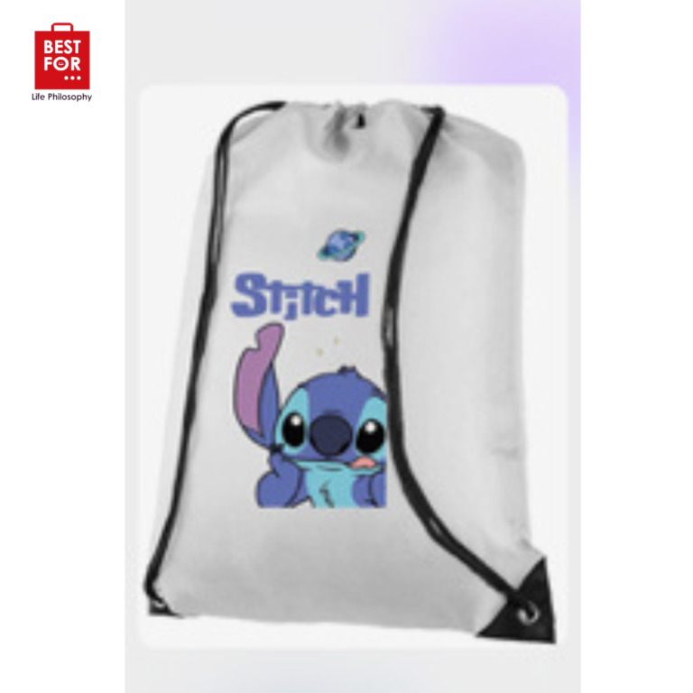 Çantë shpine dhe lidhëse me dizajn personazhin Stitch