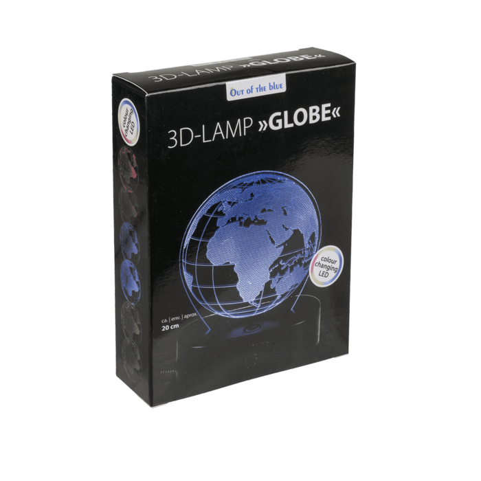 Dritë nate 3D Glob thumbnail 6