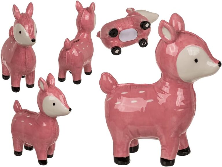 Arkë kursimi qeramike në formë Bambi