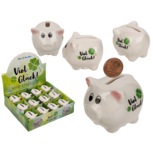 Arkë kursimi qeramike në formë derrkuci "Lucky Pig" - Image 1