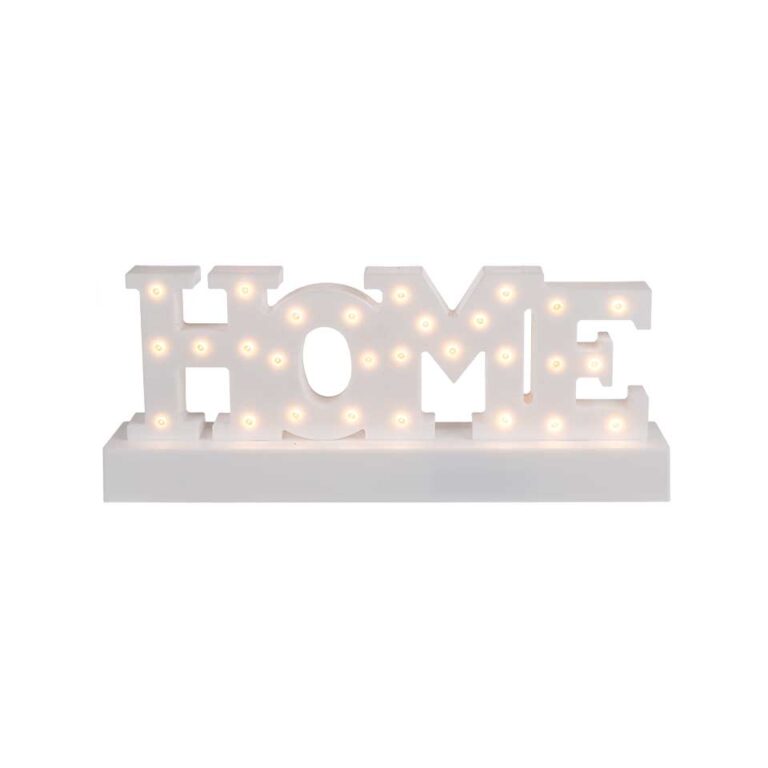Ndriçues me dritë led dhe bateri ”HOME”