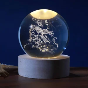 Crystal ball lamp MATH - Image 1