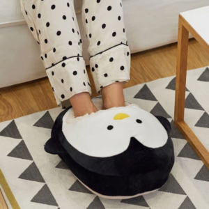 Pandofla prej pellushi dyshe me dizajn pinguin - Image 1