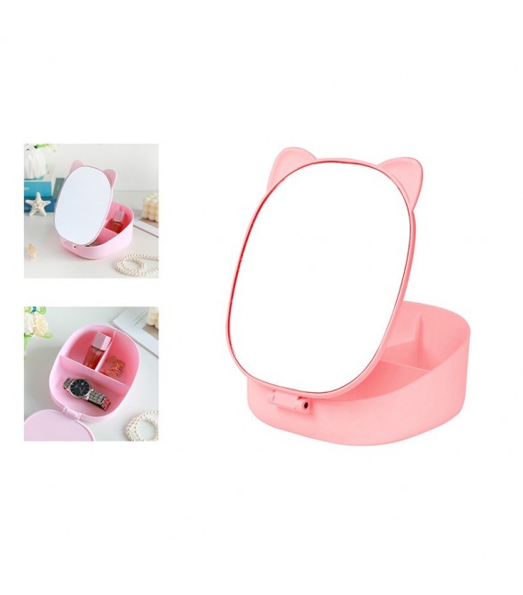 kathreptis-i-total-me-doxeio-foldable-make-up-mirror-gatoula-roz-pastel-xl2960b