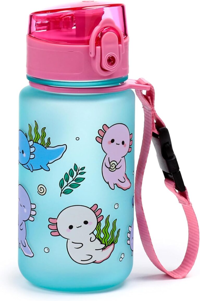 Shishe uji me pip me personazhin Axolotl