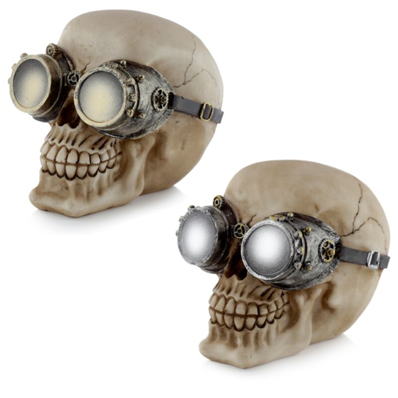 Kafkë në stilin Steampunk me syze mbrojtëse thumbnail 4