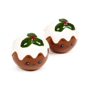 Set Qeramike Kripë dhe Piper me dizajn Christmas - Image 1